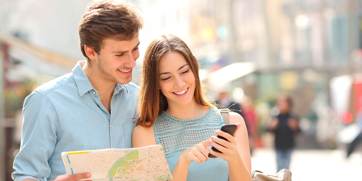 Patients Looking at Map